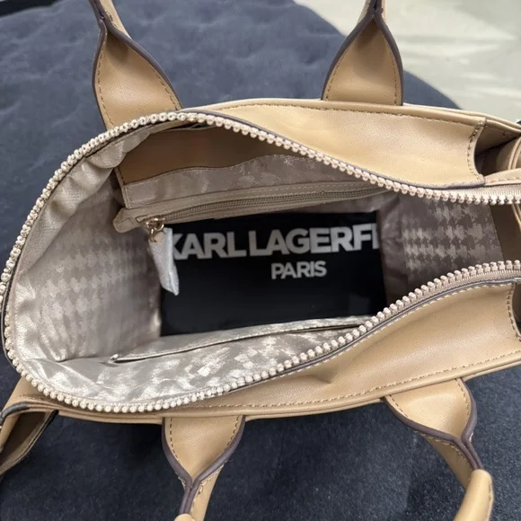 Karl Lagerfeld Camel Tote Bag - Picture 4 of 5